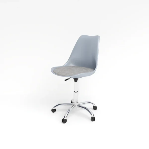 Tulip Revolving Chair - Grey