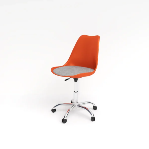 Tulip Revolving Chair - Orange